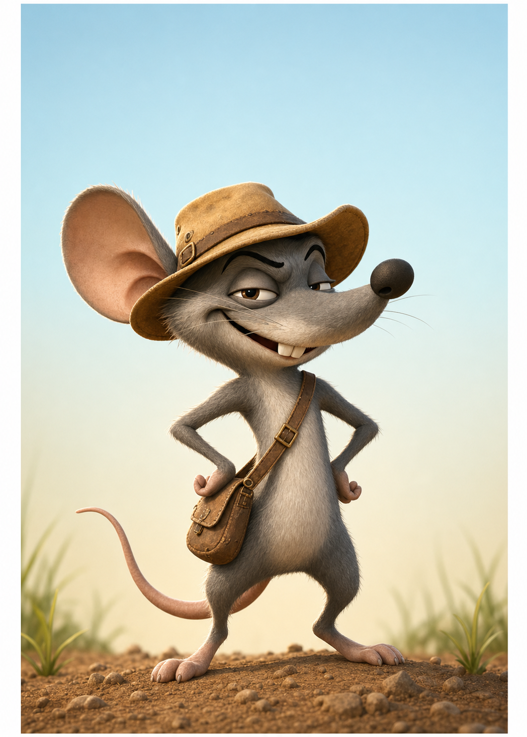 Trickster character study of Jonas the mouse